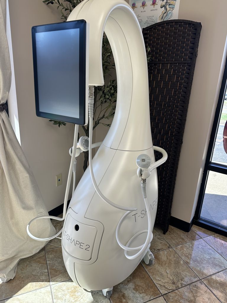 T Shape 2 body contouring machine at Alpha Chiropractic in Cape Girardeau